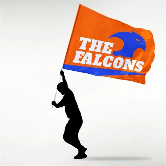 Make Advertising Custom Outdoor Flags for Trade Fair Displays