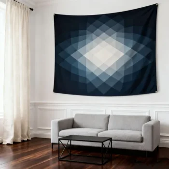 Manufacturer Supply 100d Polyester Fabric Custom Modern Abstract Decor Tapestry