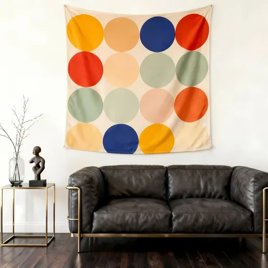 Minimalist-Line-Art-100d-Polyester-Fabric-Modern-Wall-Decor-Custom-Size-Tapestry