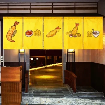 Modern Simple Lightweight Easy Install Japanese Noren Curtain