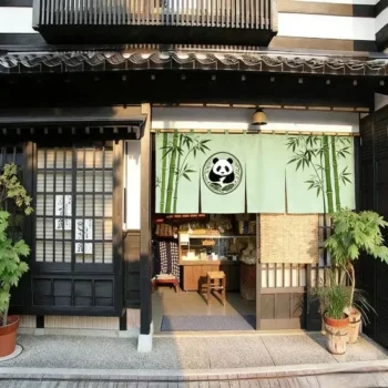 Multi Purpose Noren Partition Lightweight Washable Modern Japanese Design Curtains