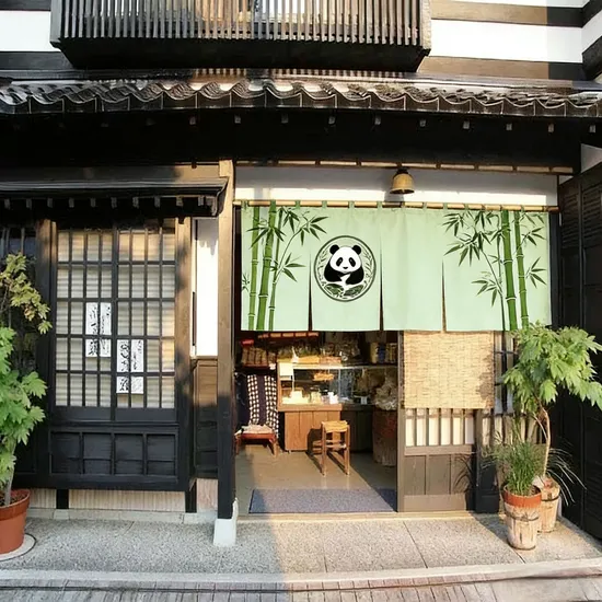 Multi Purpose Noren Partition Lightweight Washable Modern Japanese Design Curtains