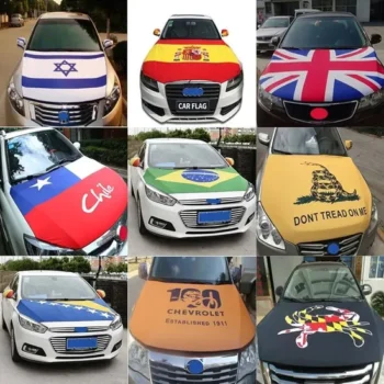 Multi Use Spandex Fabric Vehicle Protective Car Hood Cover