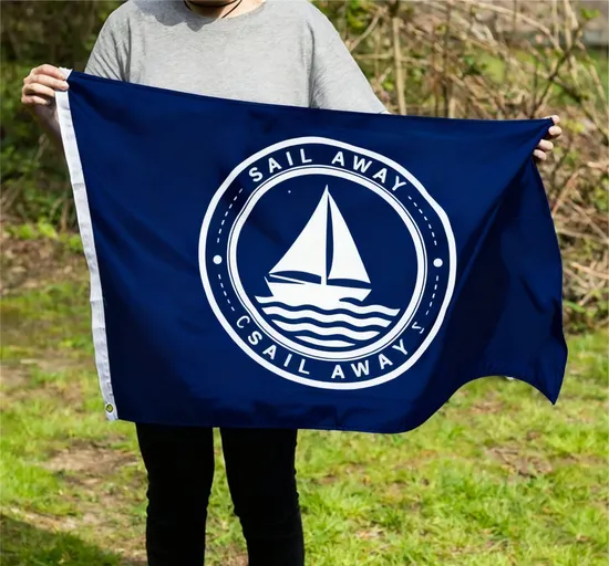 New Custom Promotional Advertising Polyester Outdoor Indoor Flags