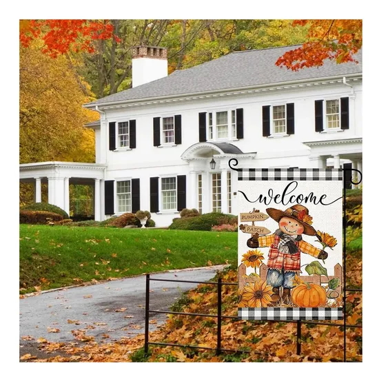 New-Style-Decorate-Custom-Design-Welcome-High-Quality-Garden-Flag-for-Outdoor