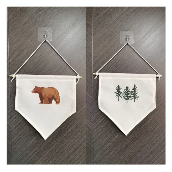 New-Style-Popular-Display-Decorative-Durable-Soft-Double-Side-Sublimation-Cheap-Accept-Custom-Design-Text-Photo-Logo-Canvas-Team-Wall-Hanging-Pennant-Flag