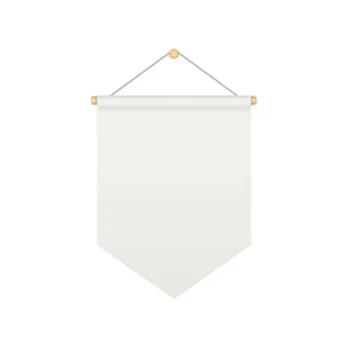 New Style Popular Display Decorative Durable Soft Double Side Sublimation Cheap Accept Custom Design Text Photo Logo Canvas Team Wall Hanging Pennant Flag