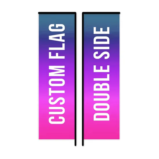 Outdoor BBQ Direct Advertising Promotion Shop Logo Feather Flag