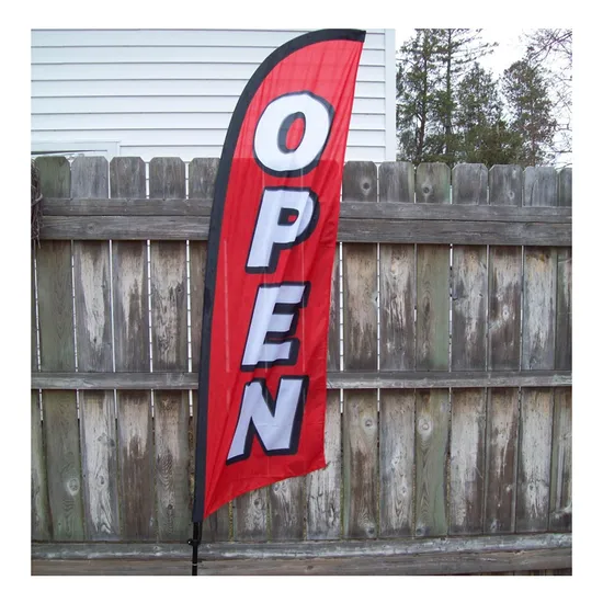 Outdoor-Custom-High-Quality-Portable-Feather-Knife-Teardrop-Beach-Flags-with-Flagpole