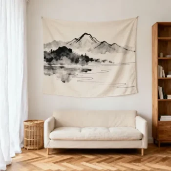 Peach Skin Fabric Custom Festive Art Bulk Order Decor Tapestry