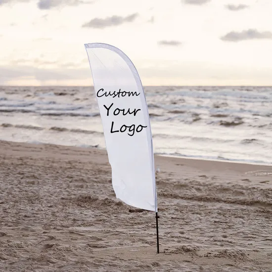 Personalized Advertising Flags with Bright Colors for Outdoor Events