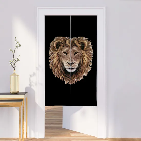 Personalized Logo Text Custom Full Color Japanese Entrance Noren Door Curtain