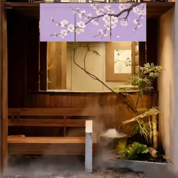 Personalized Noren Hanging Door Cover Custom Logo Text Japanese Curtains