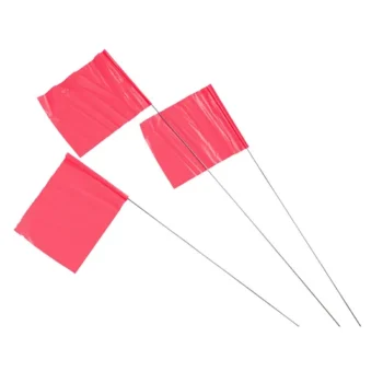 Portable Hot Sales Wholesale Double Sided Cheap Custom Made Yard Marking Flags