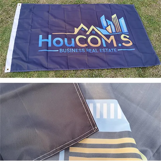 Produce Polyester Custom Outdoor Indoor Flags for Corporate Activities
