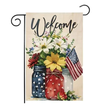 Promotion Cheap High Quality Custom Design Decoration Garden Flag for Outdoor