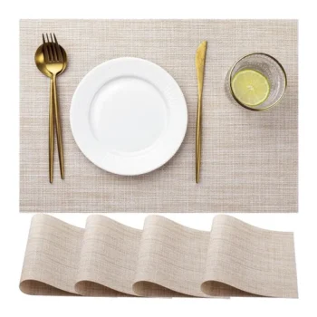Promotion Cheap Placemats Wipeable Washable Heat and Protect Resistant Place Mats