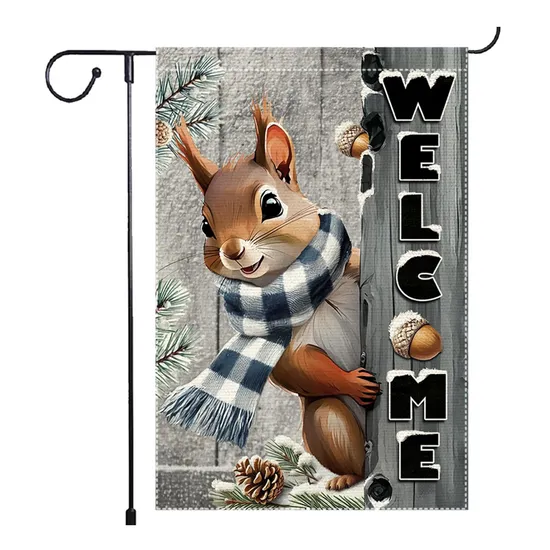 Promotion Custom Design Digital Printing Garden Flag for Decoration