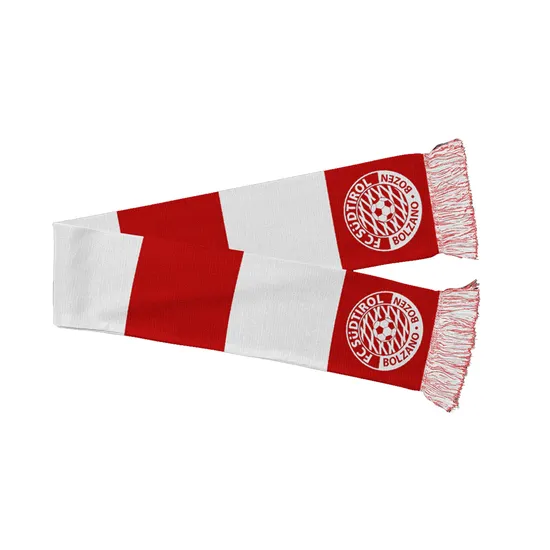 Promotion Customized Design Knitted Jacquard Embroidery Scarf for Fans Quality Product Winter