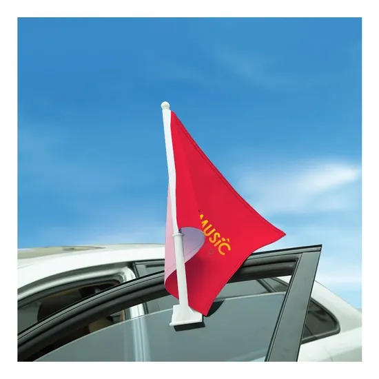 Promotion Wholesale Durable Hanging Handle American Custom Plastic Pole Car Window Flag