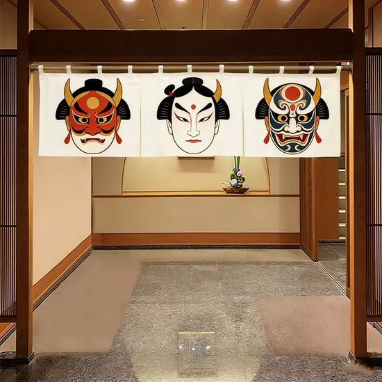 Promotional Commercial Grade Heavy Duty Japanese Noren Curtains