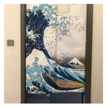 Promotional Custom Design Wall Hanging Sublimation Printed Custom Door Curtain Noren