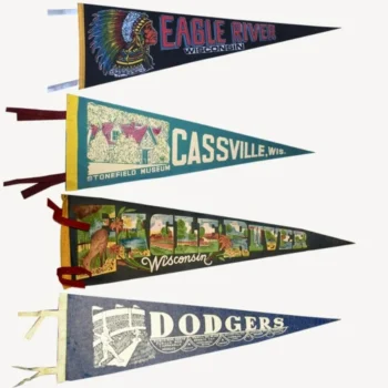 Promotional Factory Price Decorative High Quality Custom Felt Pennant
