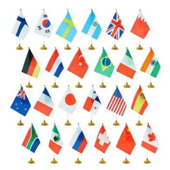 Promotional High Quality Fast Delivery Full Color Office Desk Flag Office Digital Printing