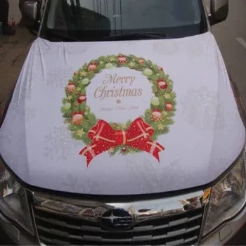 Spandex Fabric Vehicle Front Car Hood Decoration Cover