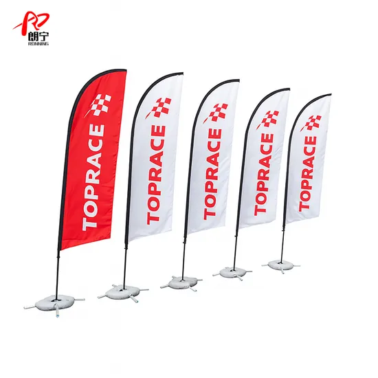 Sport Bike Motorcycle Car Racing Event Custom Feather Beach Flag