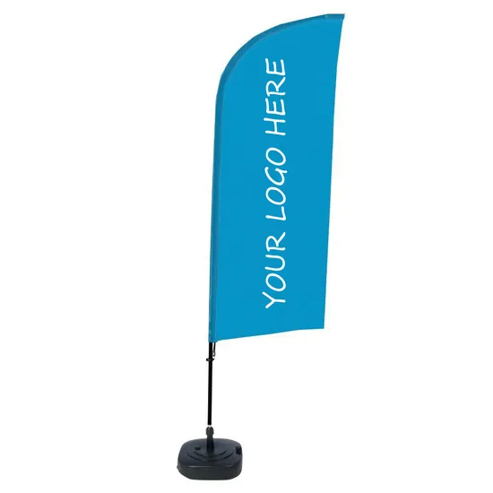 Vibrant Feather Beach Banners for Effective Outdoor Advertising Flags