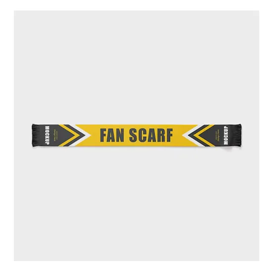 Warm Customized Design Knitted Jacquard Embroidery Scarf