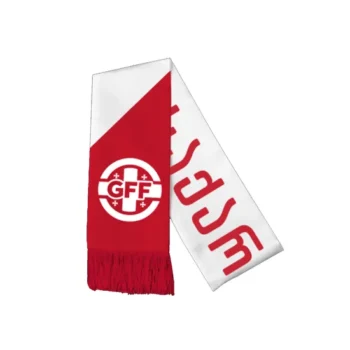 Warm Factory Direct Promotion Customized Design Knitted Jacquard Embroidery Scarf for Fans Quality Product