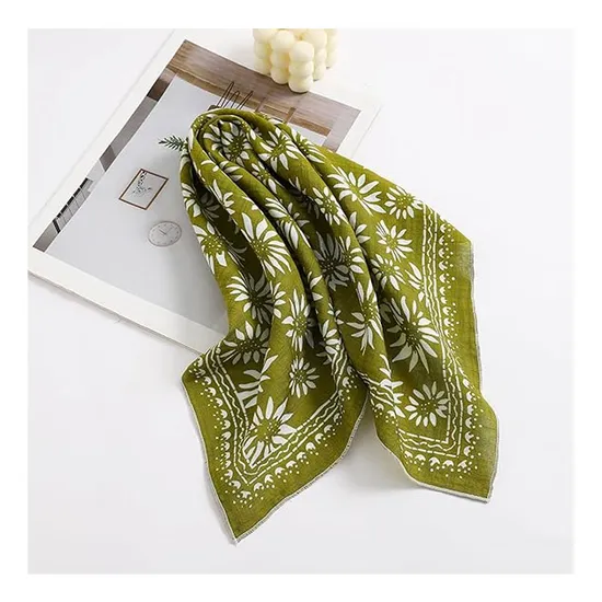 Washable Custom Comfortable Paisley Decoration Bandana for Outdoor