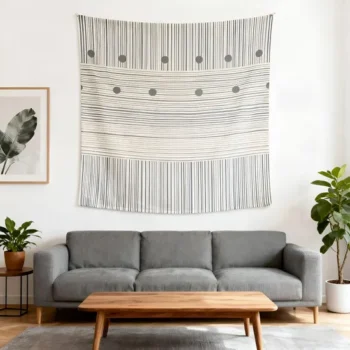 Watercolor Flower 100d Polyester Fabric Soft Bohemian Decor Tapestry