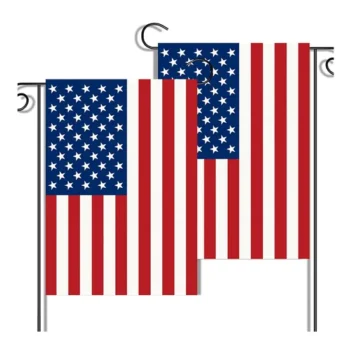 Welcome Cheap High Quality Custom Double Side Garden Flag for Outdoor