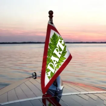 Wholesale Any Size Triangular Fish Custom Design Boat Flags