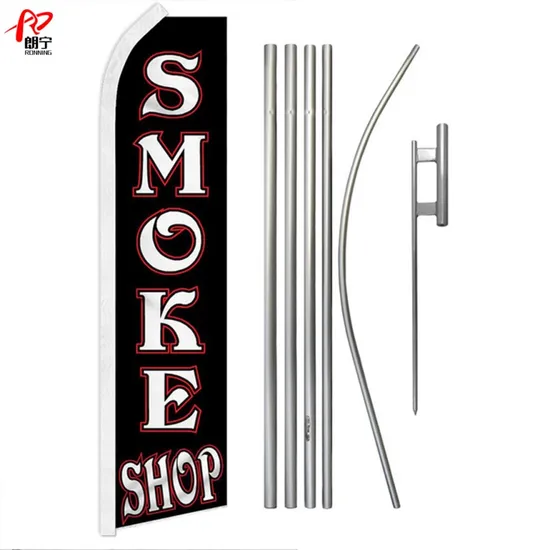 Wholesale Beach Flags Promotional Banners Flying Beach Feather Flag Cheap Advertising Banner Flag