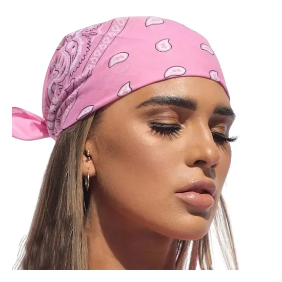 Wholesale Cheap Fashion Custom Comfortable Soft Washable Bandana for Outdoor Activities