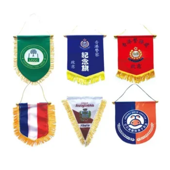 Wholesale Cheap Wall Hanging Football Club Custom Team Pennant