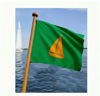 Wholesale Custom 30X45cm Double Sided Printing Sailing Boat Flags