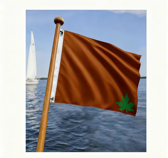 Wholesale Durable Custom Boat Flag with Double-Sided Digital Printing for Ocean Use