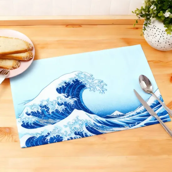 Wholesale Heat Resistant Linen Table Place Mats for Dining Table