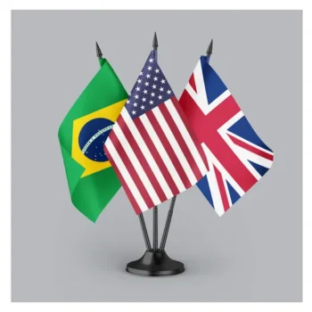 Wholesale High Quality Office Decoration Double Sided Printing Table Desk Flag