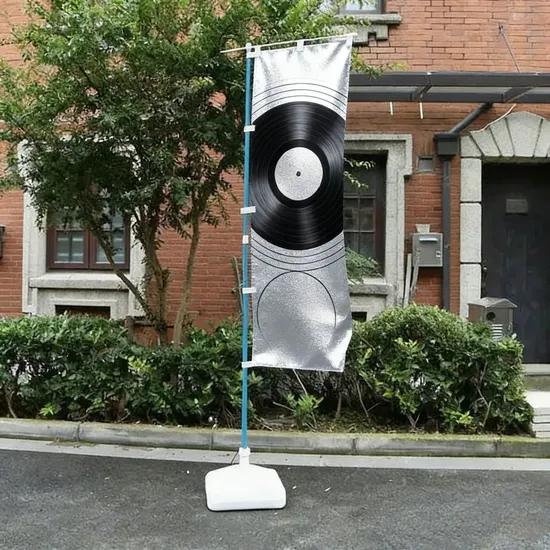 Wholesale Polyester Vibrant Color Custom Design Nobori Flags