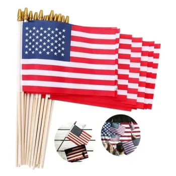 Wholesale Promotion Around The World Custom Print Party Sports Events Hand Flag