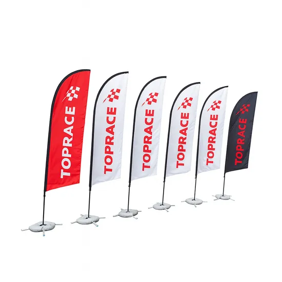 Wholesale Promotional Advertising Wind Outdoor Flying Beach Flag Banner