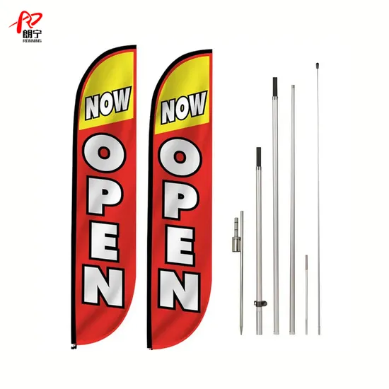 Wholesale Promotional Flying Advertising Wind Outdoor Custom Feather Flags